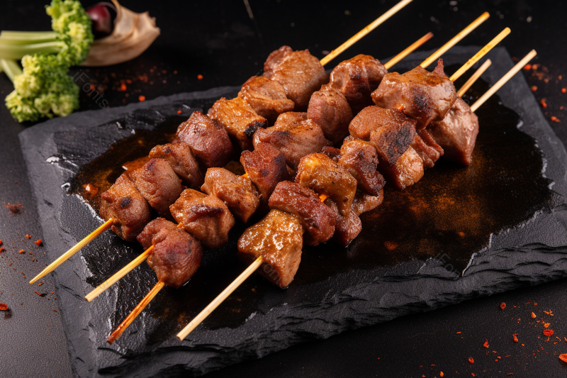 美味的烤肉串羊肉串实拍摄影图,高清,摄影图,摄影图片,图片大全,摄影图免费下载